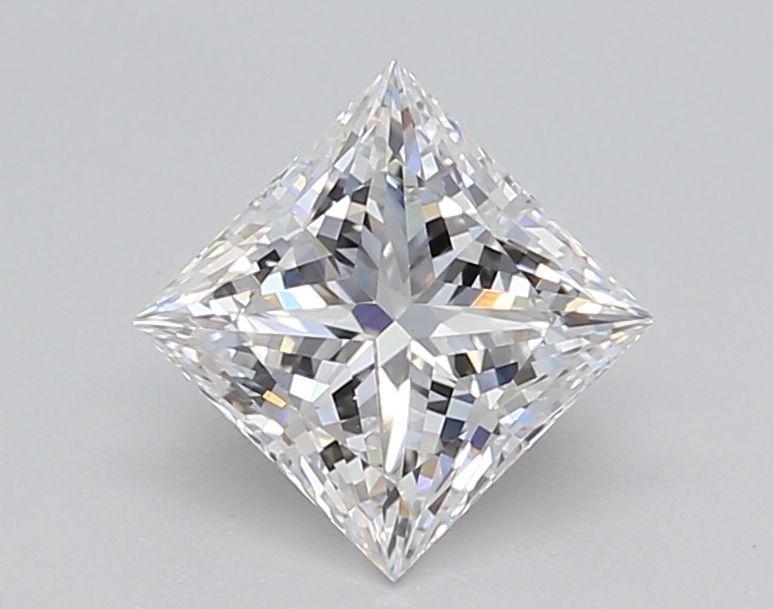 1.1 ct lab-grown Princess Diamond