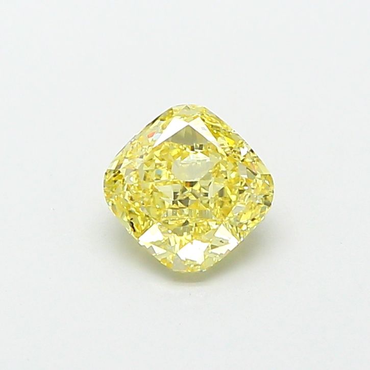 1.39 CT Fancy Intense Yellow CUSHION MODIFIED