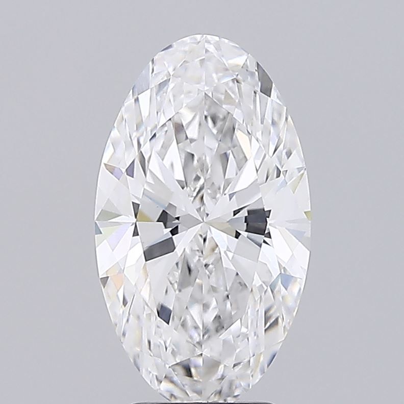 3.70 ct. oval Lab Grown Diamond front image