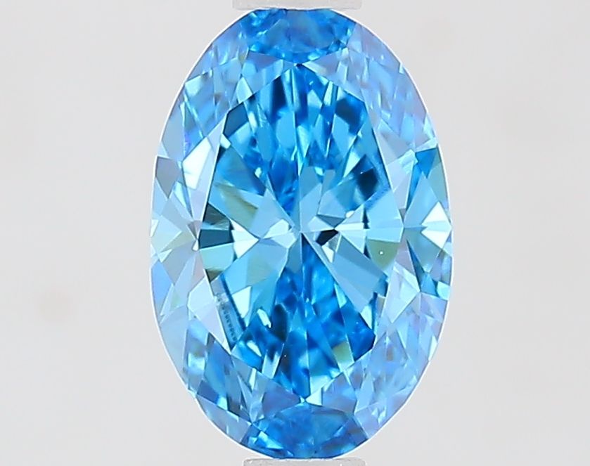 1.0 CT Fancy Vivid Blue OVAL