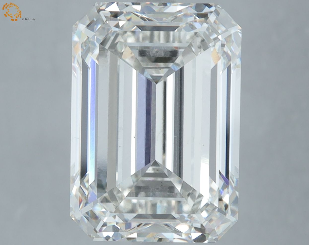 8.02 ct. emerald Lab Grown Diamond front image