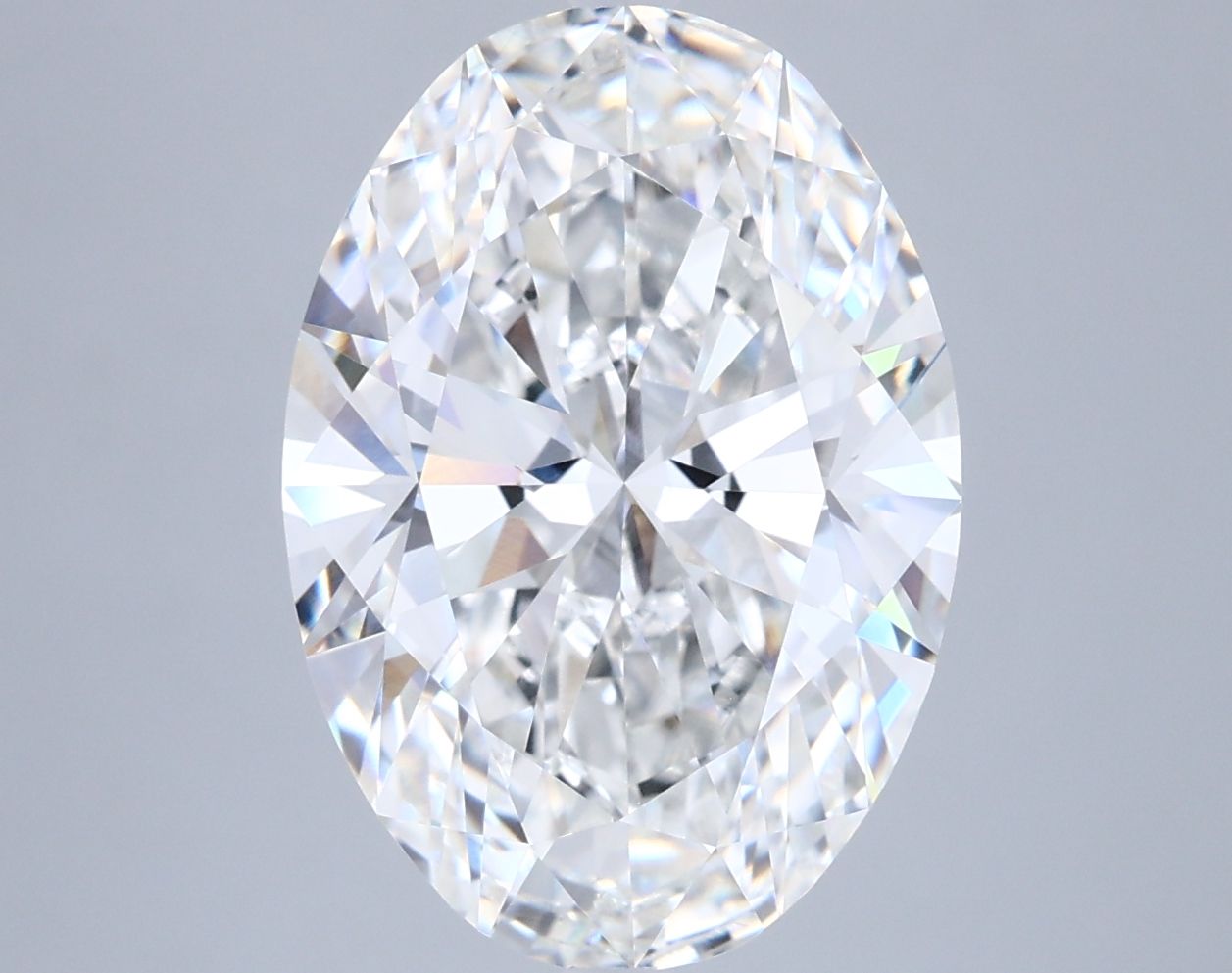 6.05 ct. oval Lab Grown Diamond front image