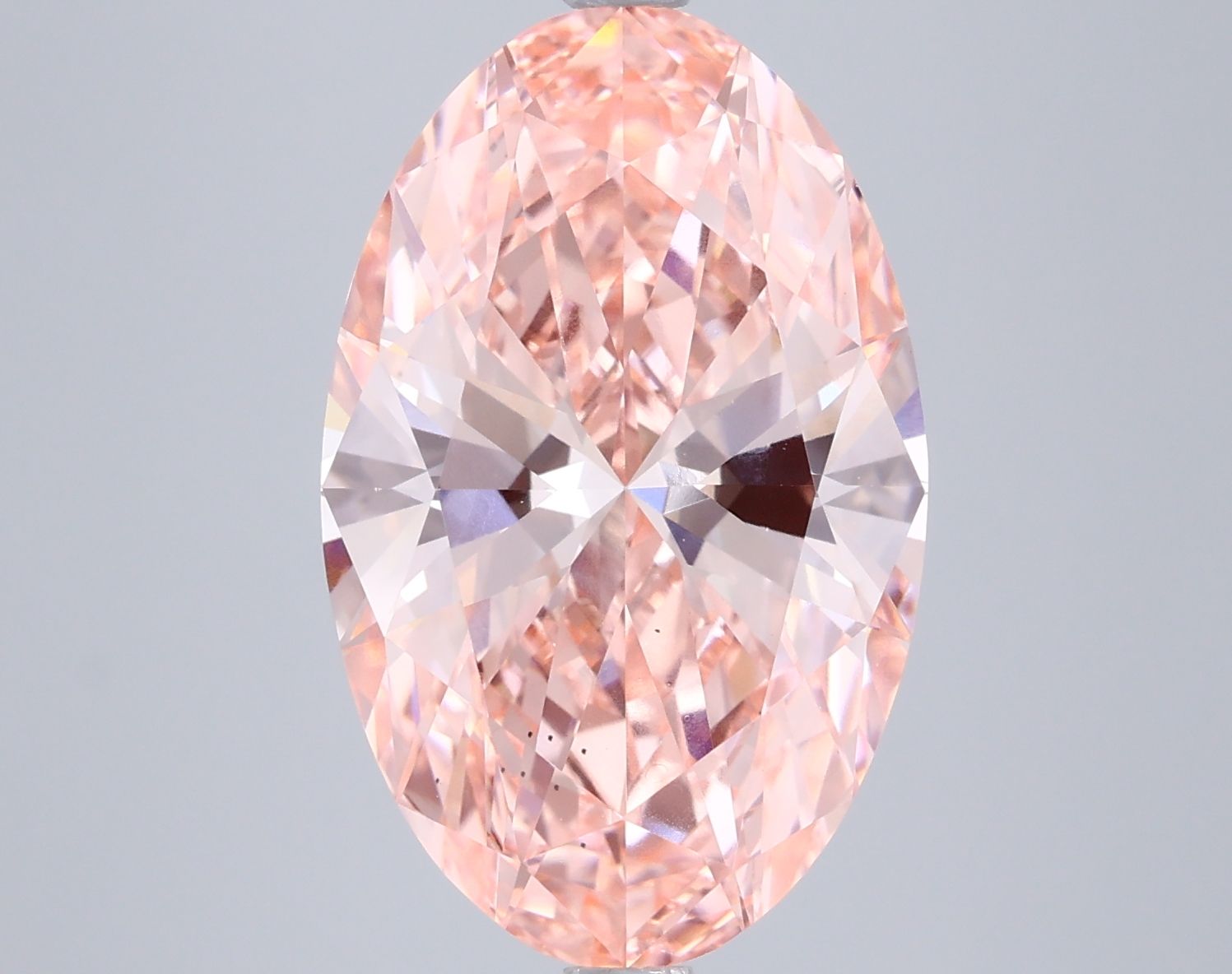 5.56 ct. oval Lab Grown Diamond front image