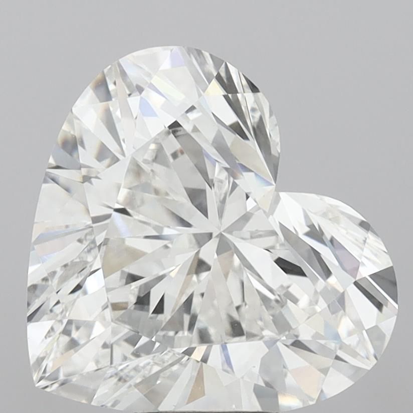 6.56 ct. heart Lab Grown Diamond front image