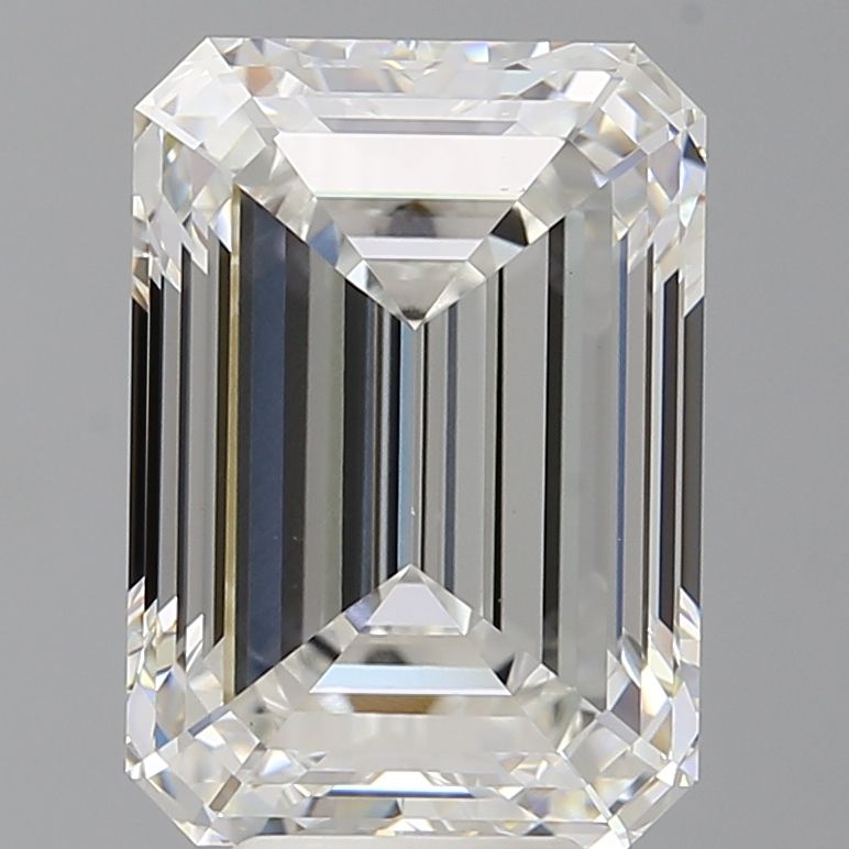 7.09 ct. emerald Lab Grown Diamond front image