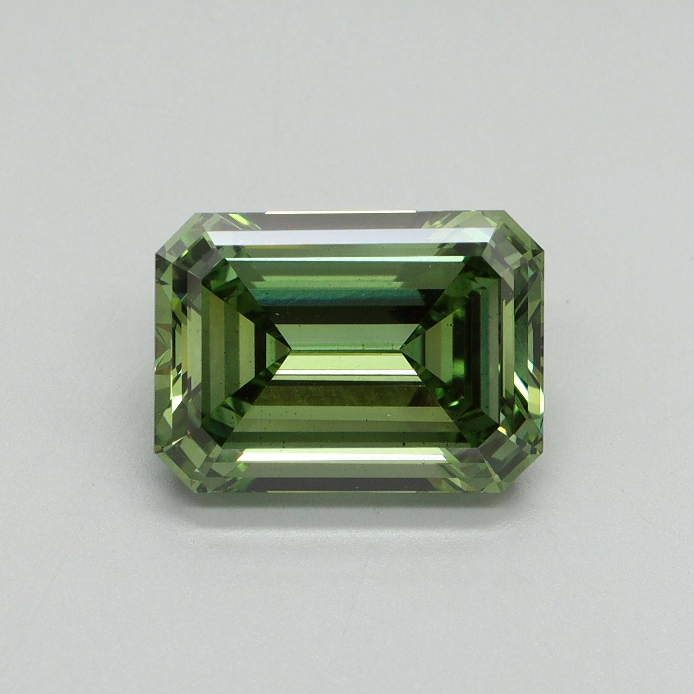 3.71 ct. emerald Lab Grown Diamond front image