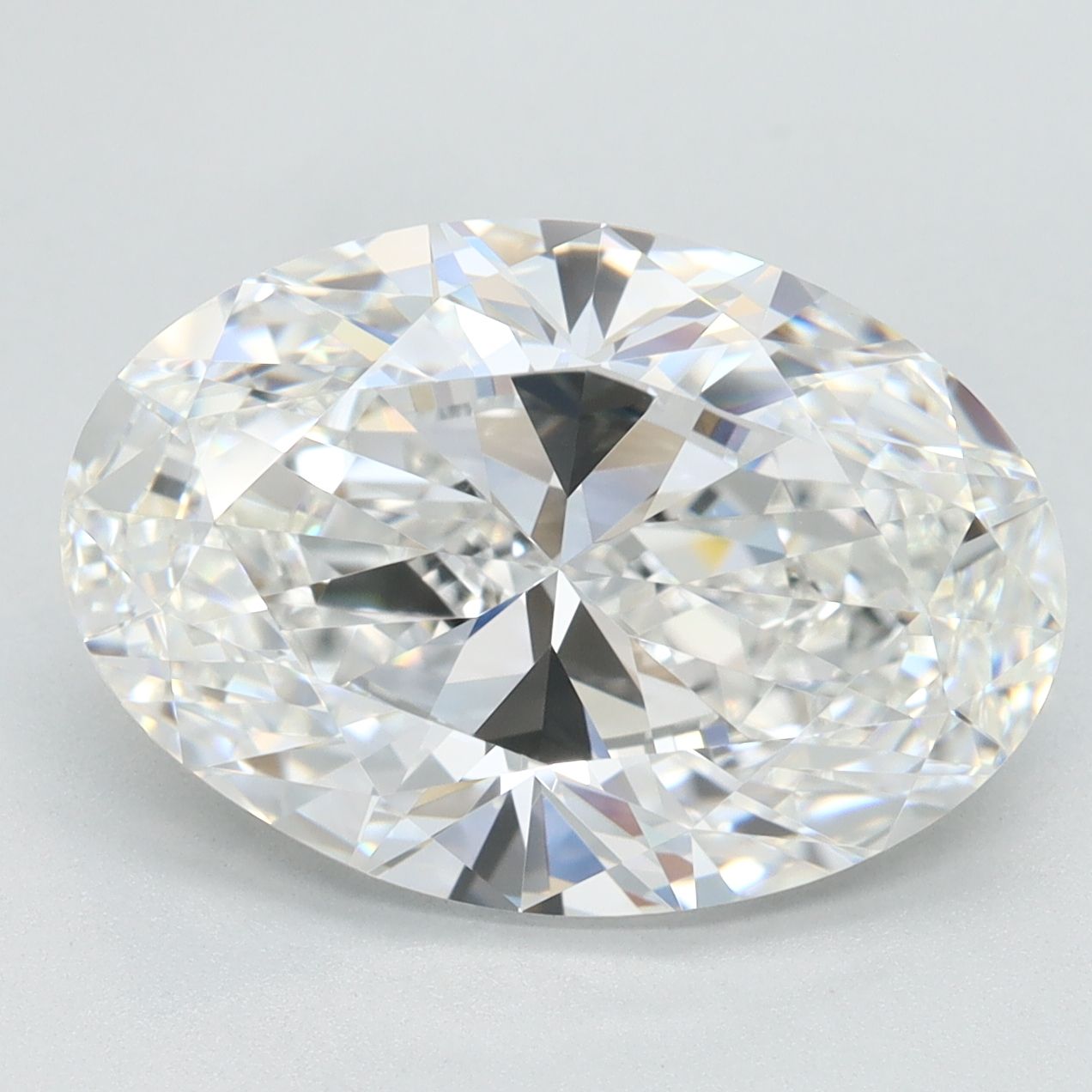 5.00 ct. oval Lab Grown Diamond front image