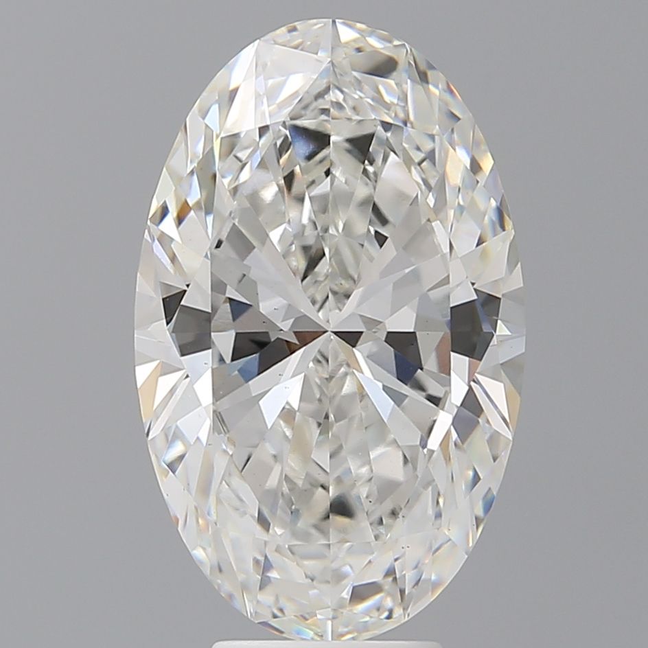 6.53 ct. oval Lab Grown Diamond front image