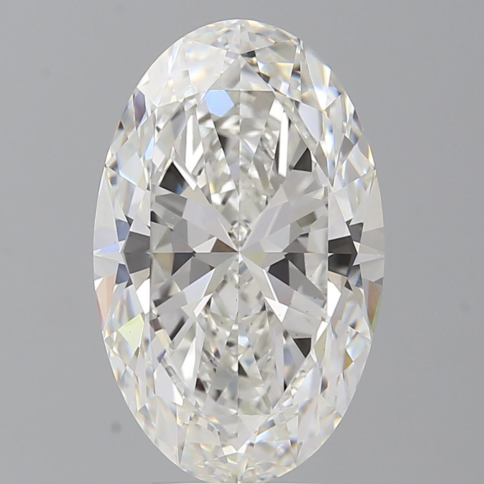 6.51 ct. oval Lab Grown Diamond front image