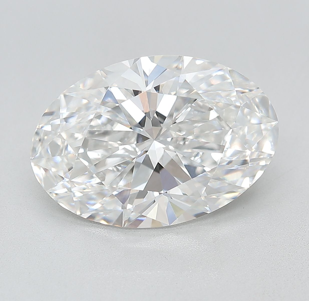 5.52 ct. oval Lab Grown Diamond front image