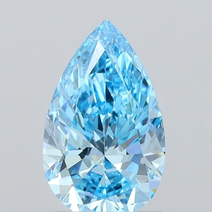 1.44 CT Fancy Vivid Blue PEAR