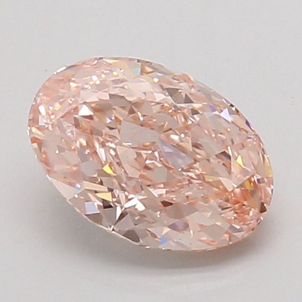 1.57 CT Fancy Vivid Pink OVAL
