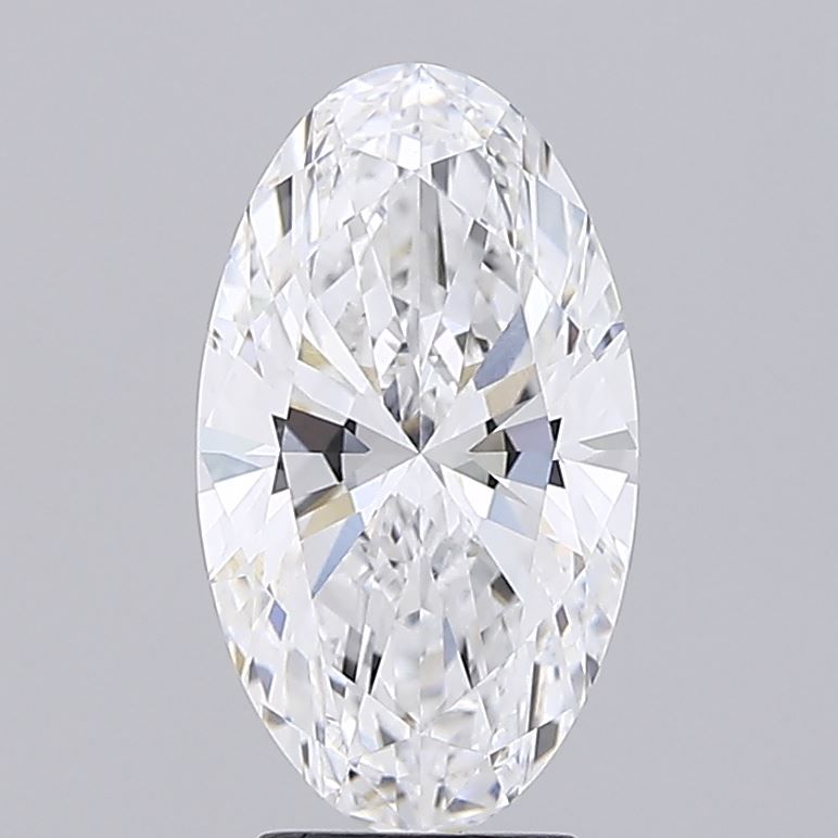 4.20 ct. oval Lab Grown Diamond front image