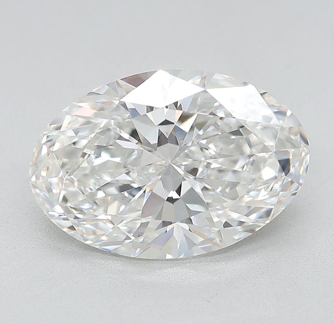 3.72 ct. oval Lab Grown Diamond front image