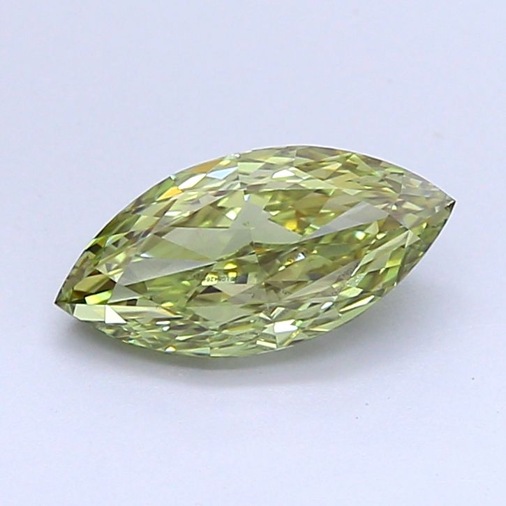 1.09 CT Fancy Vivid Green MARQUISE