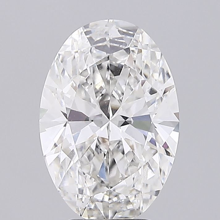 3.87 ct. oval Lab Grown Diamond front image