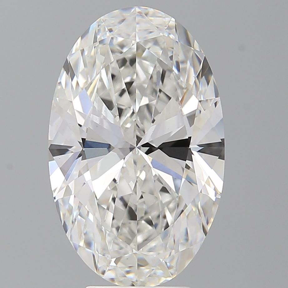 6.09 ct. oval Lab Grown Diamond front image