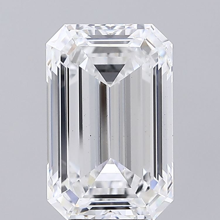 6.04 ct. emerald Lab Grown Diamond front image