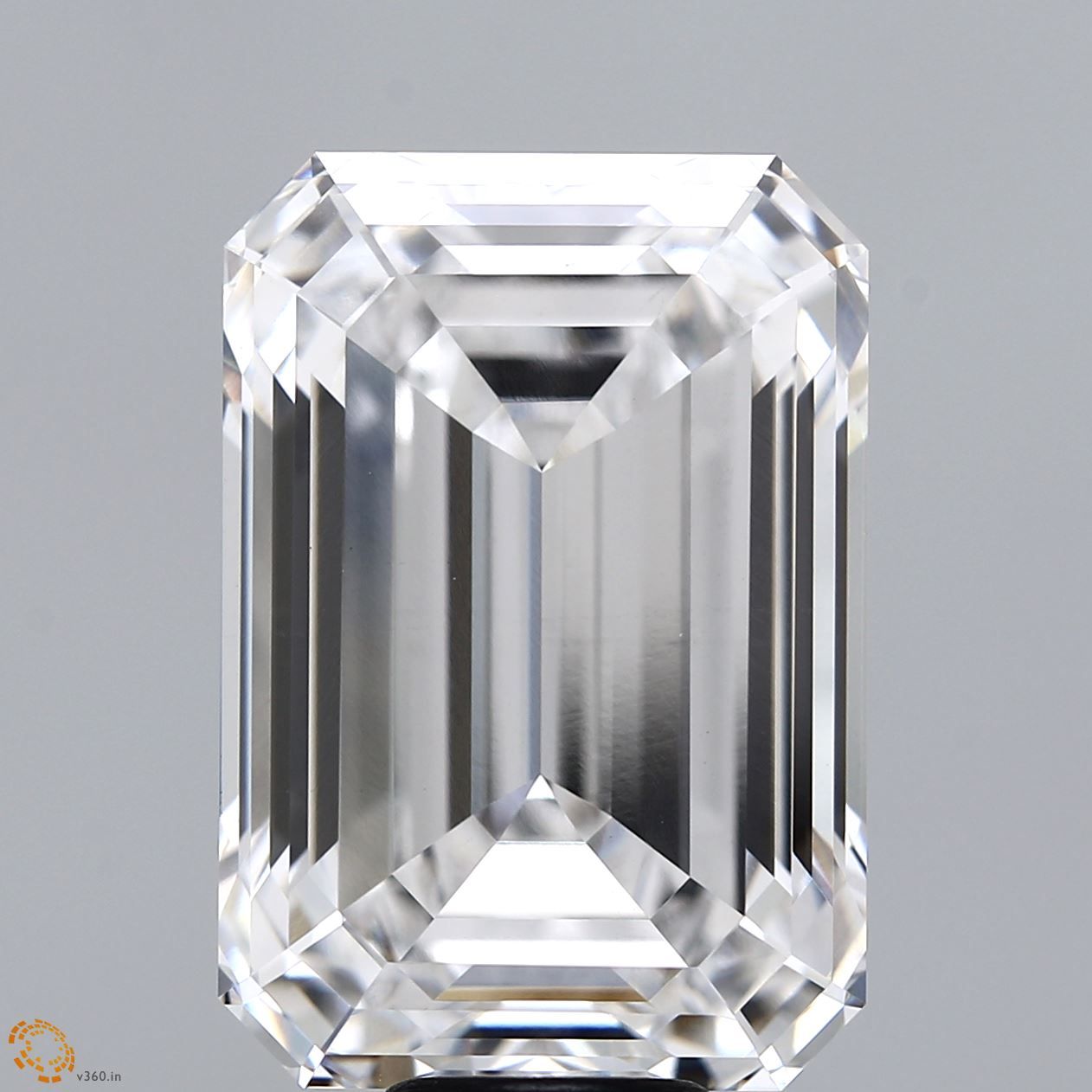 14.51 ct. emerald Lab Grown Diamond front image