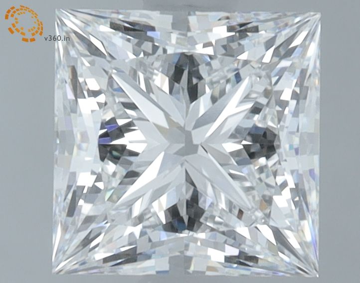 1.36 ct. princess Lab Grown Diamond front image