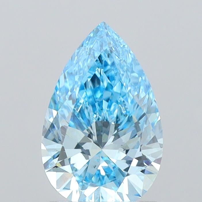 1.43 CT Fancy Vivid Blue PEAR