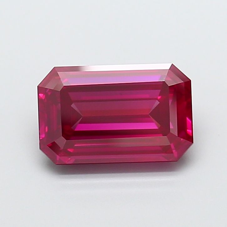 3.70 ct. emerald Lab Grown Diamond front image