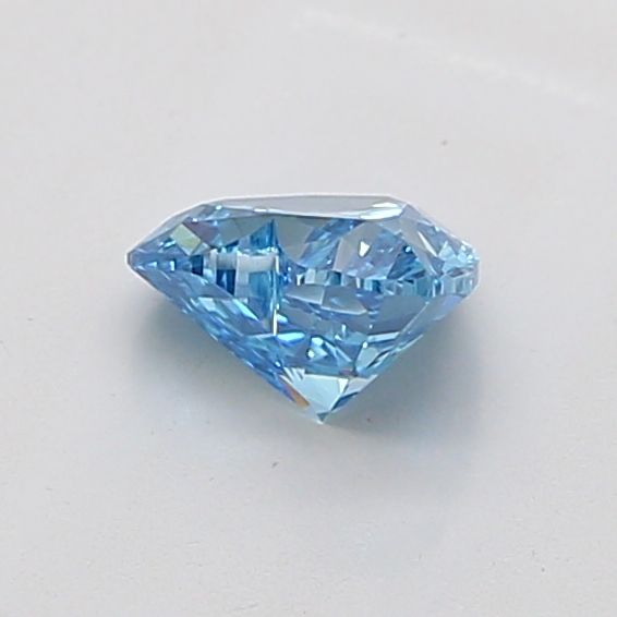 1.02 CT Fancy Vivid Blue HEART