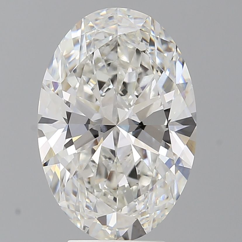 5.05 ct. oval Lab Grown Diamond front image