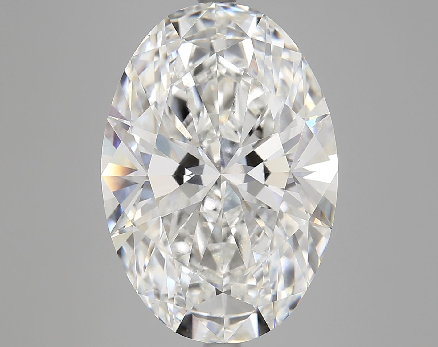 9.09 ct. oval Lab Grown Diamond front image