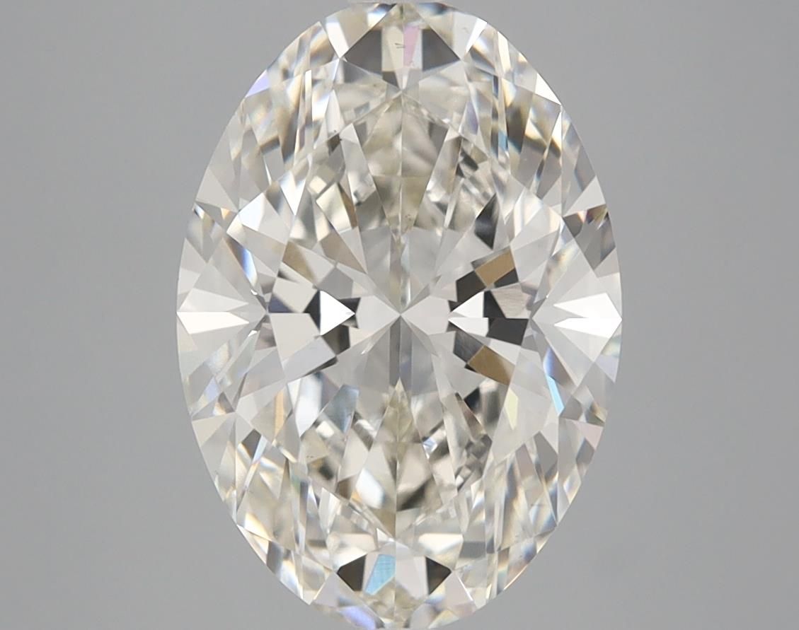 3.70 ct. oval Lab Grown Diamond front image