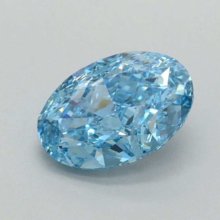 1.02 CT Fancy Vivid Blue OVAL