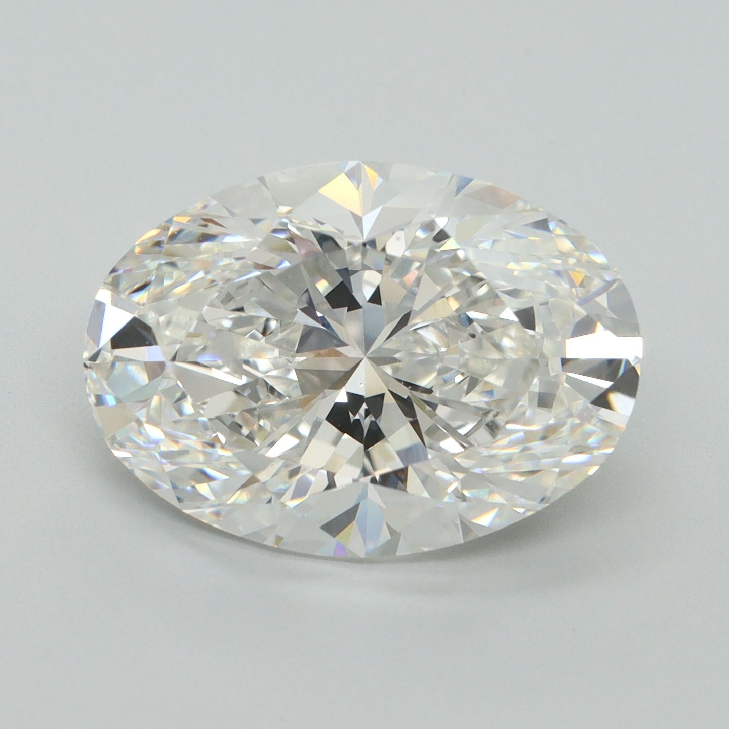 7.01 ct. oval Lab Grown Diamond front image