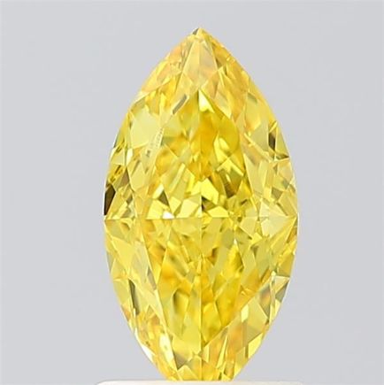 1.07 CT Fancy Vivid Yellow MARQUISE