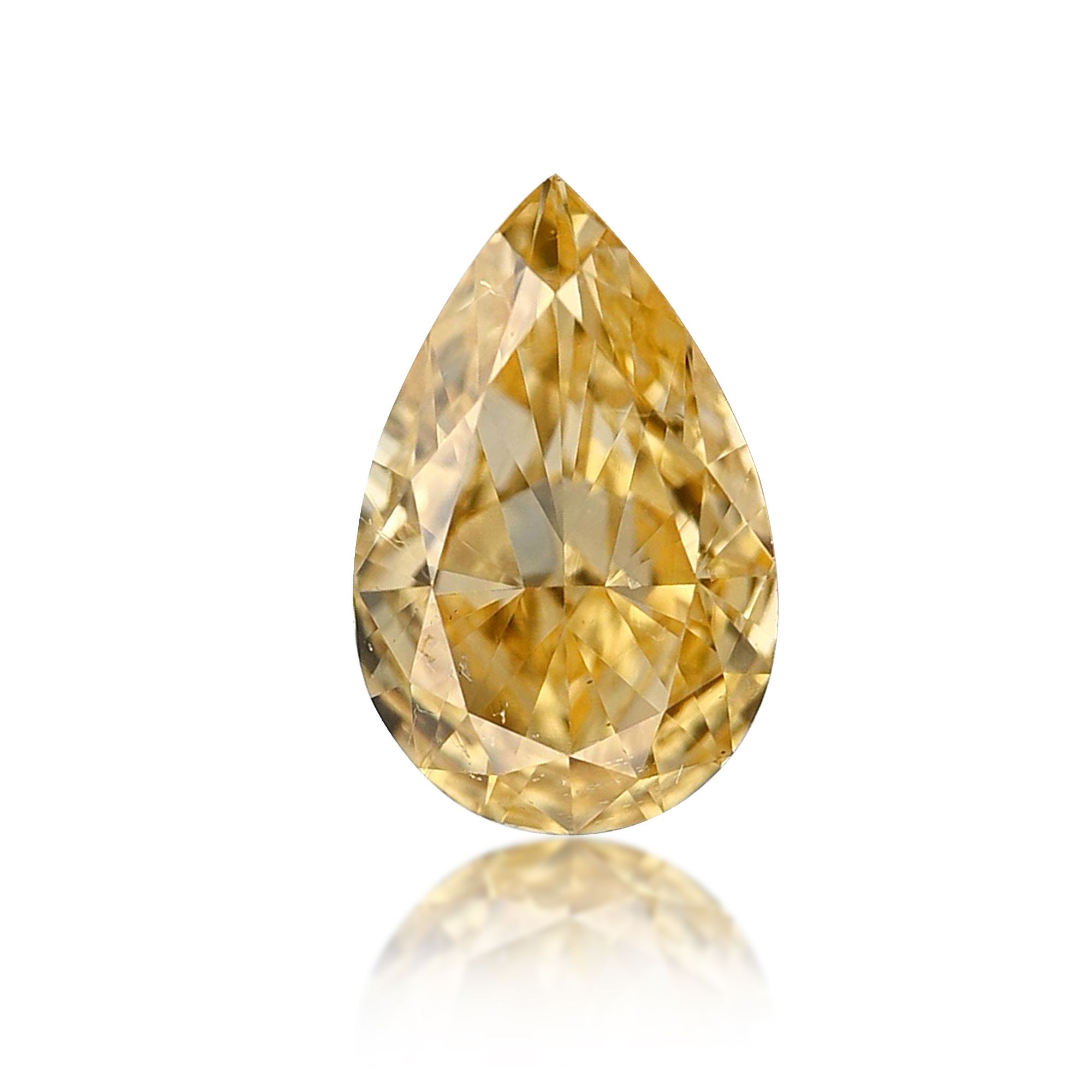 Diament 0.33 ct Fancy Intense Orangey Yellow/SI1