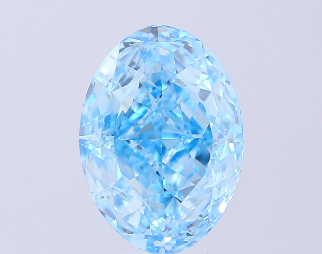 6.01 ct. oval Lab Grown Diamond front image