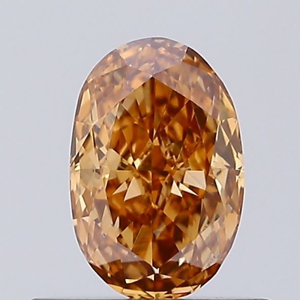 0.45 CT Fancy Brown OVAL