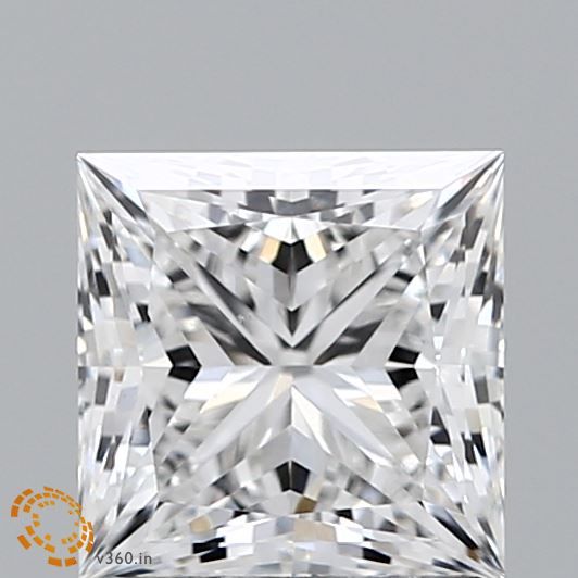1.67 ct. princess Lab Grown Diamond front image