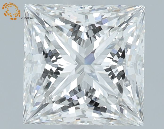 1.57 ct. princess Lab Grown Diamond front image