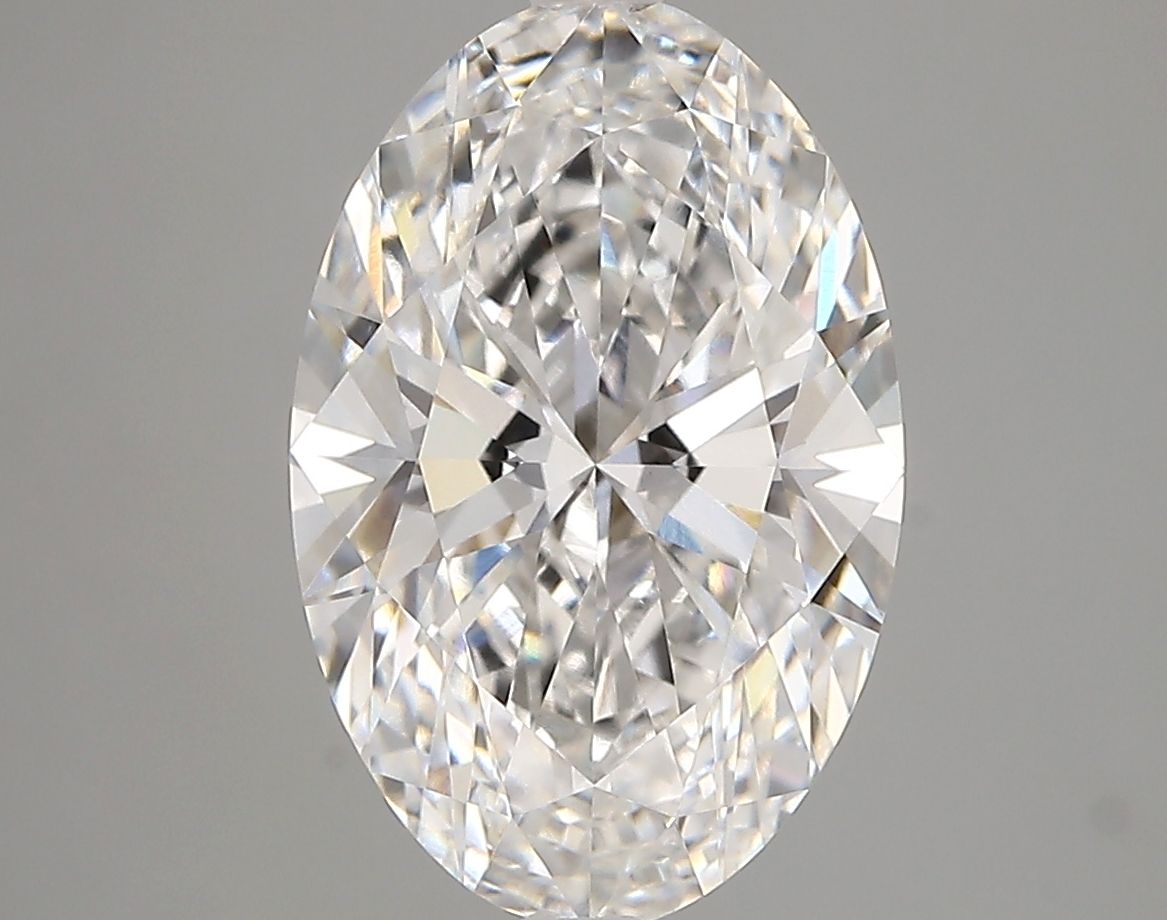 3.92 ct. oval Lab Grown Diamond front image