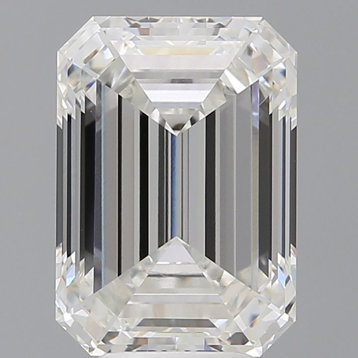 6.09 ct. emerald Lab Grown Diamond front image