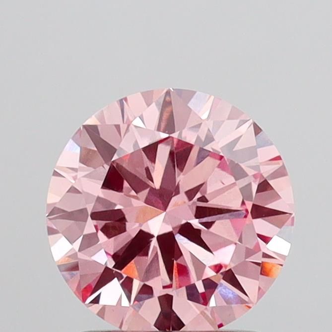 1.5 CT Fancy Intense Brownish Pink ROUND