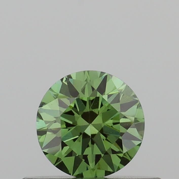 0.35 CT Fancy Vivid Green ROUND