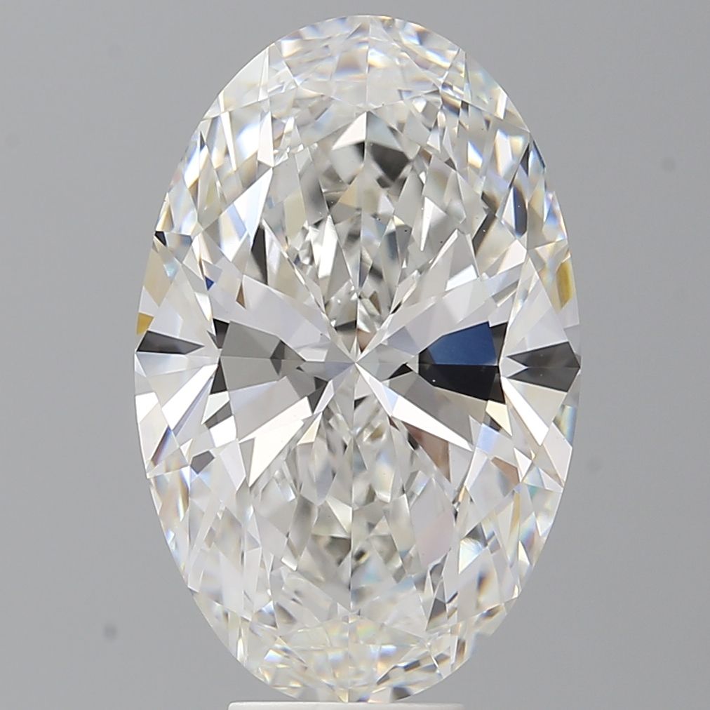 8.09 ct. oval Lab Grown Diamond front image