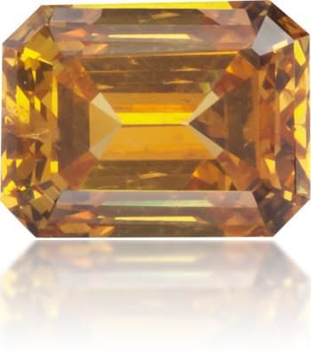 Diament 0.38 ct Fancy Intense Orange/I1