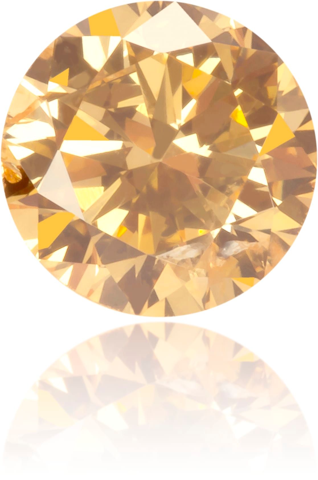 Diament 0.44 ct Fancy Intense Orange/I1