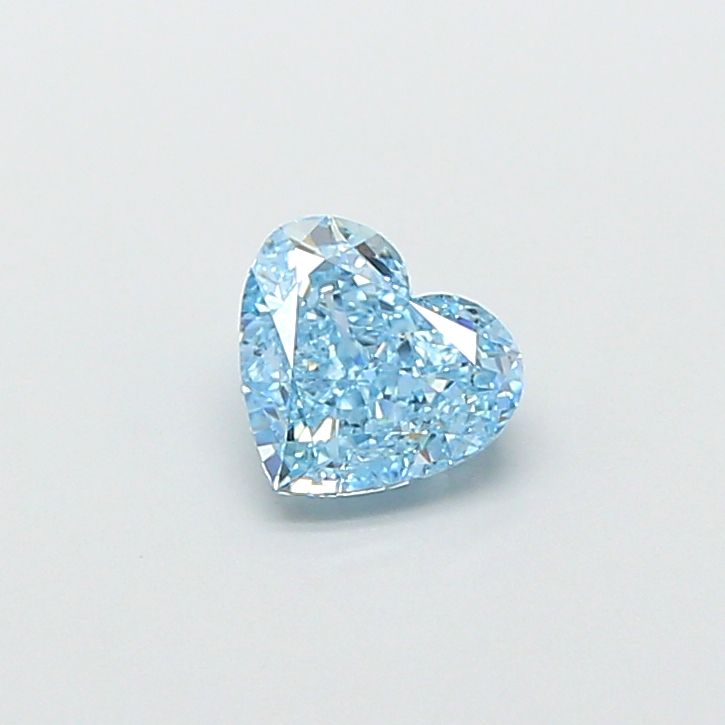 1.1 CT Fancy Vivid Blue HEART