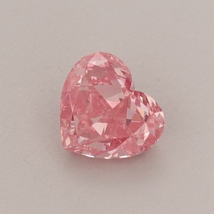 0.47 CT Fancy Vivid Pink HEART
