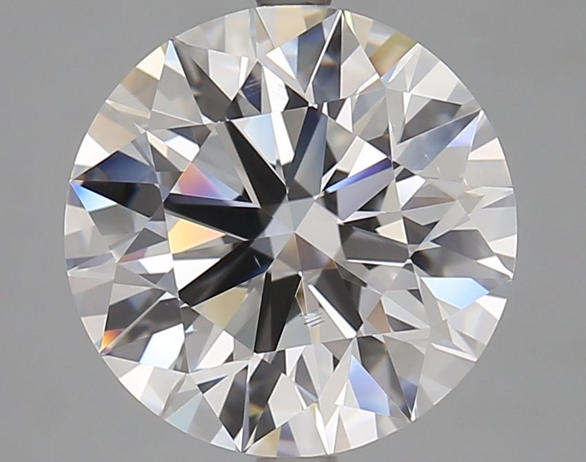 Diamant Rond 4.61 ct - Couleur D - Pureté VS2