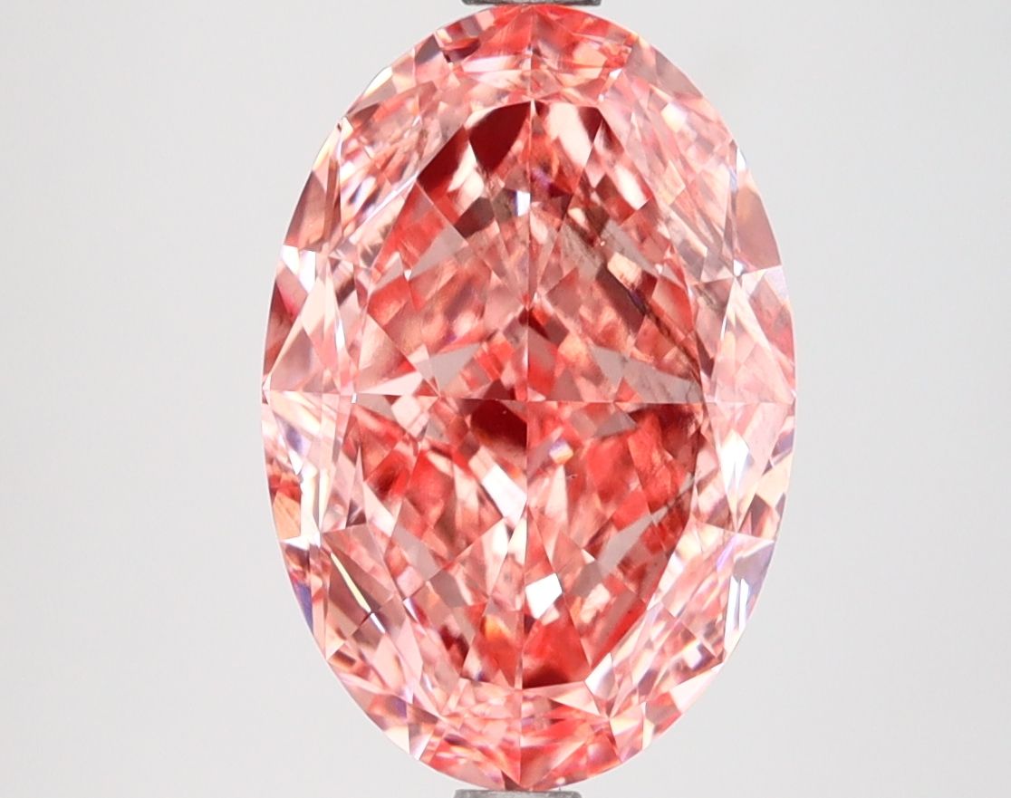 3.71 ct. oval Lab Grown Diamond front image