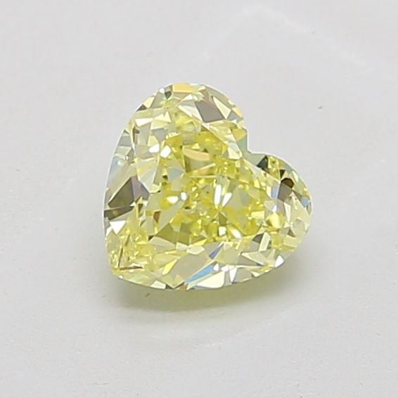 1.01 CT Fancy Yellow HEART